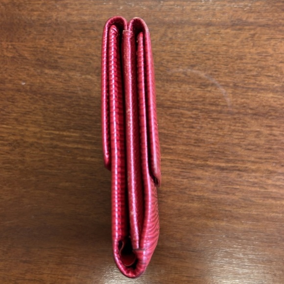 EUC Louis Vuitton Red Epi Compact Wallet - Picture 3 of 9